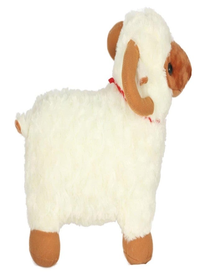 Tickles Cute Sheep Soft Stuffed Plush Animal Toy for Kids Boys & Girls Birthday Gift (Size: 25 cm Color: White) - Image 2